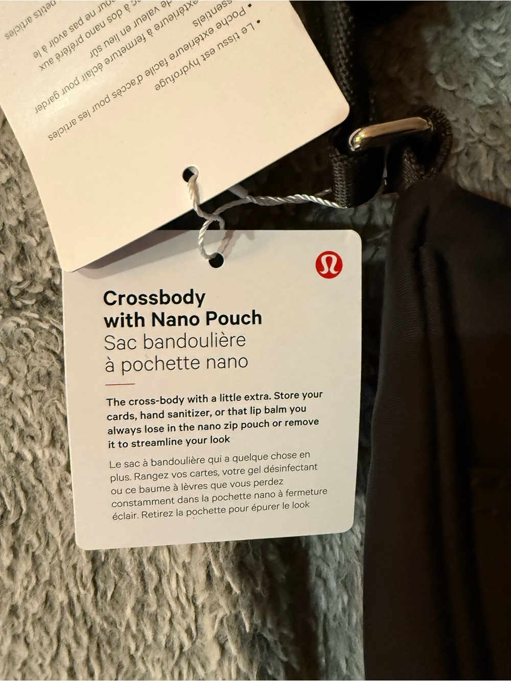 lululemon Black Crossbody Bag with Nano Pouch - Picture 4 of 6